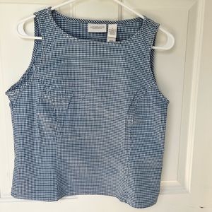 Liz Claiborne Lizwear Jeans sleeveless shirt